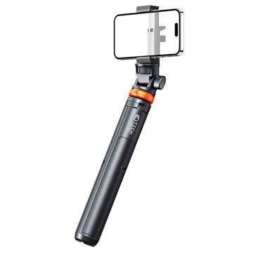Tech-Protect L03S Udtrækkelig Bluetooth Selfiestang med Tripod Stativ - Sort