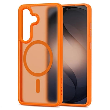 Samsung Galaxy S26 Tech-Protect Magmat Cover - MagSafe Kompatibel - Mat orange
