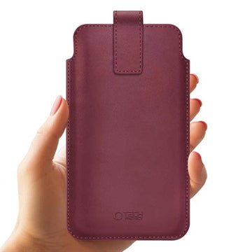 Tech-Protect SM65 universaltaske til telefon - 6"-6.9" - Morbær