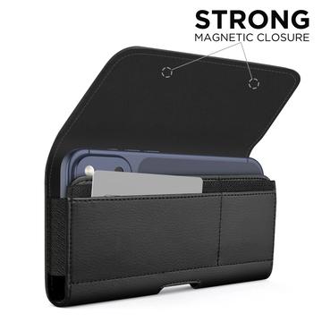 Tech-Protect SM80 Universal telefonhylster-etui med kortholdere 5.8-6.8" - Sort