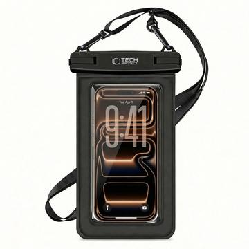 Tech-Protect UWC7 universelt vandtæt flydende etui til 6.9" - sort