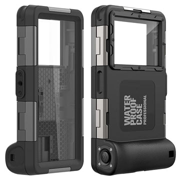 Tech-Protect Universal Dykning Vandtæt Etui - 6.7" - Sort