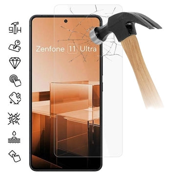 Asus Zenfone 11 Ultra Skærmbeskyttelse Hærdet Glas - 9H - Case Friendly - Klar