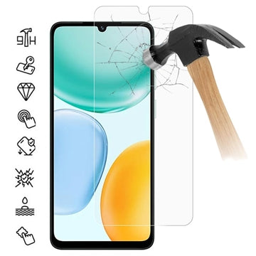 Honor X5c Plus Skærmbeskyttelse Hærdet Glas - 9H - Case Friendly - Gennemsigtig