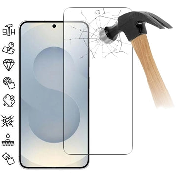 Samsung Galaxy S25 Edge Skærmbeskyttelse Hærdet Glas - Case Friendly - Gennemsigtig