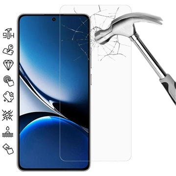 Xiaomi Redmi Turbo 4/Poco X7 Pro Skærmbeskyttelse Hærdet Glas - Case Friendly - Gennemsigtig