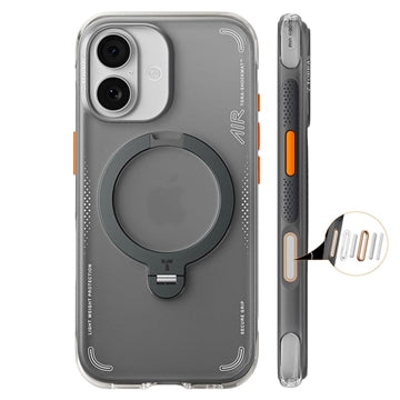 iPhone 17 Torras Ostand Q3 Air MagSafe cover - Sort