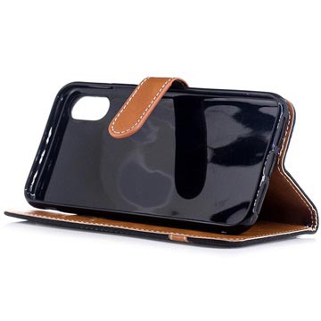 Two-Tone Jeans iPhone X / iPhone XS Pung - Sort