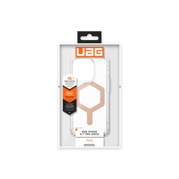 iPhone 15 Pro UAG Plyo MagSafe Series Cover - Rødguld / Is