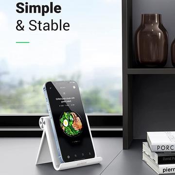 Ugreen Telefon Holder til skrivebord 4"-7.9" - hvid