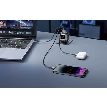 Ugreen Nexode RG 65W GaN hurtig vægoplader med 2xUSB-C, USB-A