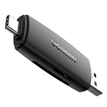 Ugreen USB-C og USB til SD/MicroSD 5Gbps kortlæser