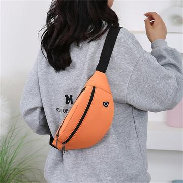 Unisex enkelt skuldertaske / crossbody-taske - mørkeblå