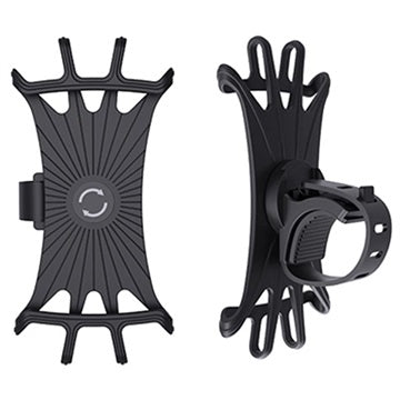 Universel 360 Graders Rotation Silicone Cykelholder - 4-6"