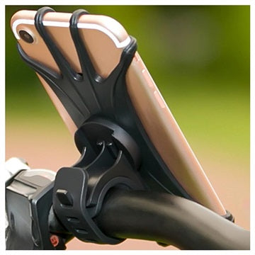 Universel 360 Graders Rotation Silicone Cykelholder - 4-6"