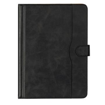 Universal Dual-Color læderetui til tablet - 11"-12.4" - Sort