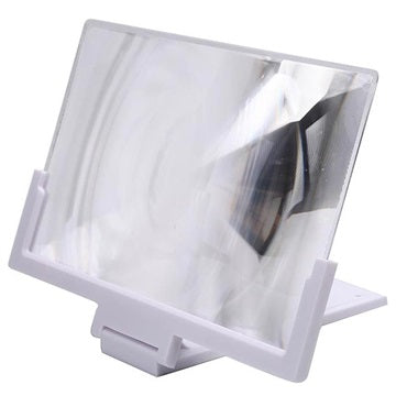 Universal Foldbar Smartphone Forstørrelsesglas - 14" - Hvid