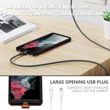 Universal IP68 vandtæt etui / undervandscover - 6.9" - Sort