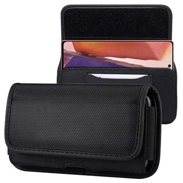 Universal Oxford Bæltetaske med Kortholder - 6.9"-7.2" - Sort