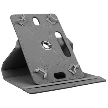 Universal Roterende Folio Cover til Tablet - 7.9"-8.4" - Sort