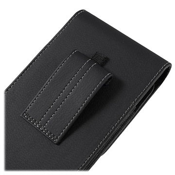 Universel Lodret Smartphone Taske - 6.7in - Sort