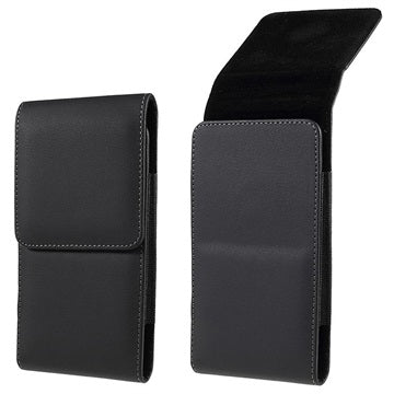 Universel Lodret Smartphone Taske - 6.7in - Sort