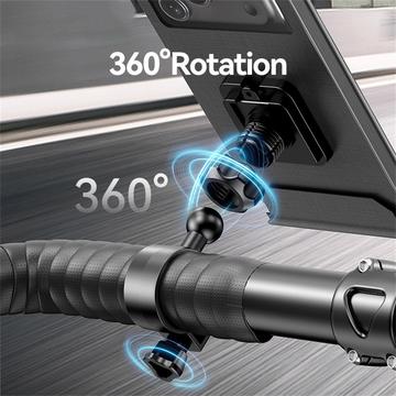 Usams ZJ083 vandtæt cykelholder til telefoner - 4.7"-7.2"