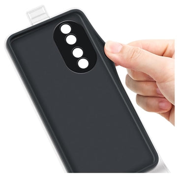Honor 90 Vertikal Flip Taske med Kortholder - Hvid