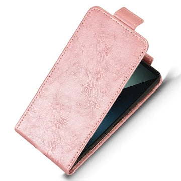 Sony Xperia 1 VIII lodret flip-etui med stativ - rosaguld