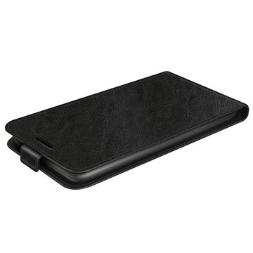 Samsung Galaxy A23 5G Vertikal Flip Taske med Kortholder - Sort