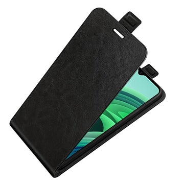 Xiaomi Redmi 10 5G/Note 11E Vertikal Flip Taske med Kortholder - Sort
