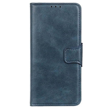 Vintage Series Samsung Galaxy A22 5G, Galaxy F42 5G Etui med Pung - Blå