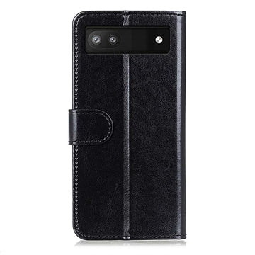 Google Pixel 7a Pung Taske med Magnetisk Lukning - Sort