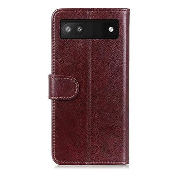 Google Pixel 7a Pung Taske med Magnetisk Lukning - Brun