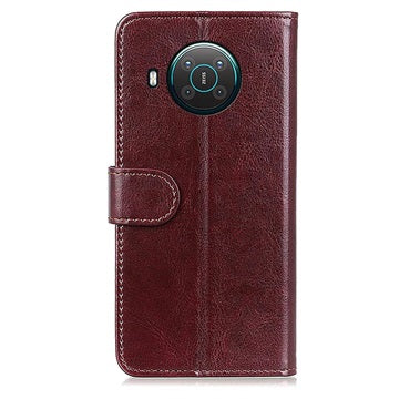 Nokia X10/X20 Pung Taske med Magnetisk Lukning - Brun
