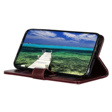 Samsung Galaxy A14/A14 5G Pung Taske med Magnetisk Lukning - Brun