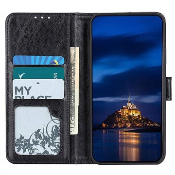 Samsung Galaxy A41 Coverpung med Magnetisk Lukning - Sort