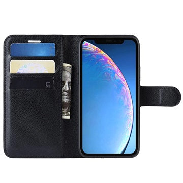 iPhone 11 Pung Taske med Magnetisk Lukning - Sort