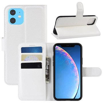 iPhone 11 Pung Taske med Magnetisk Lukning - Hvid