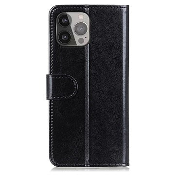 iPhone 13 Pro Max Pung Taske med Magnetisk Lukning - Sort