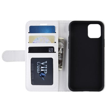 iPhone 11 Pro Max Pung Taske med Magnetisk Lukning - Hvid