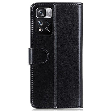 Xiaomi Redmi Note 11 Pro/Note 11 Pro+ Pung Taske med Kortholder og Stand - Sort