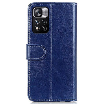 Xiaomi Redmi Note 11 Pro/Note 11 Pro+ Pung Taske med Kortholder og Stand - Blå