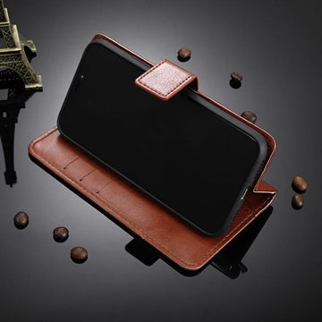 Samsung Galaxy Xcover Pro Pung Taske med Magnetisk Lukning - Brun
