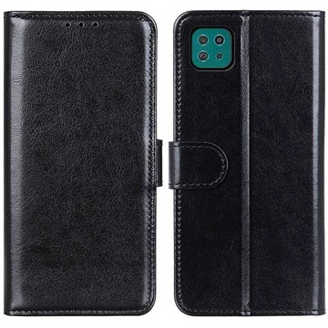 Samsung Galaxy A22 5G, Galaxy F42 5G Pung med Magnetisk Lukning - Sort
