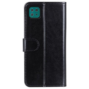 Samsung Galaxy A22 5G, Galaxy F42 5G Pung med Magnetisk Lukning - Sort