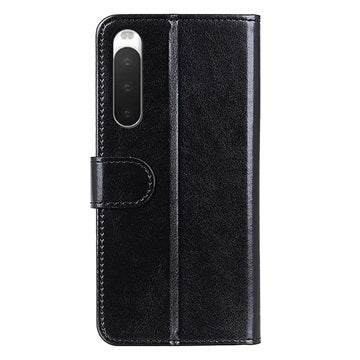 Sony Xperia 10 IV Pung med Magnetisk Lukning - Sort
