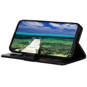 Sony Xperia 10 IV Pung med Magnetisk Lukning - Sort
