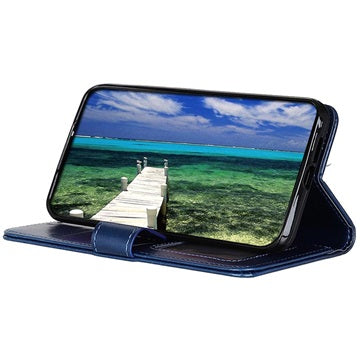 Sony Xperia 10 IV Pung med Magnetisk Lukning - Blå