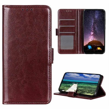 Sony Xperia 10 IV Pung med Magnetisk Lukning - Brun